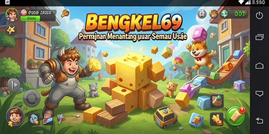Tampilan gameplay BENGKEL69 yang seru dan menantang.