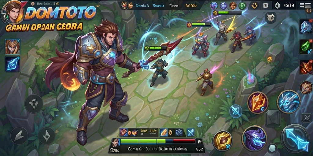 Tampilan gameplay seru dari DOMTOTO yang memukau.