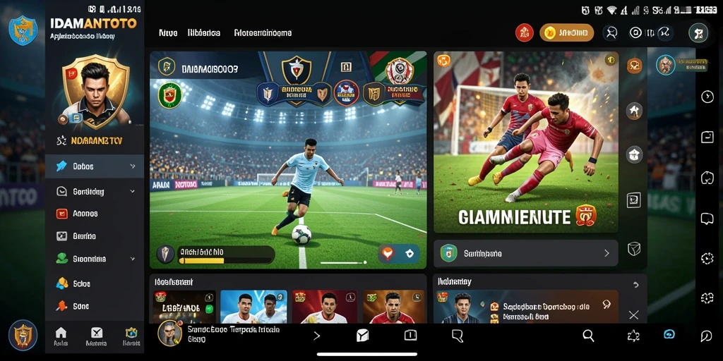 Tampilan menarik dari gameplay taruhan olahraga di IDAMANTOTO.