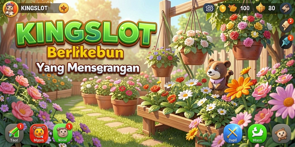 Tampilan gameplay KINGSLOT yang menarik dan penuh warna.