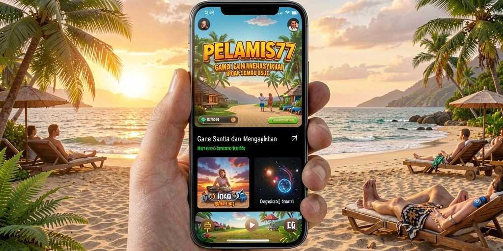 Tampilan gameplay seru dan menyenangkan PELAMIS77.