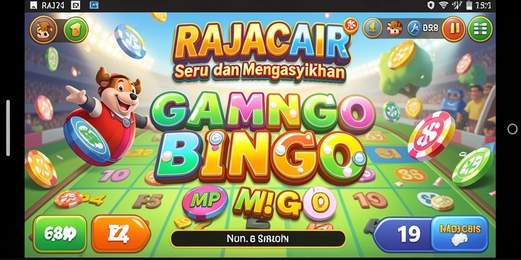 Tampilan gameplay RAJACAIR dengan suasana Bingo yang ramai.