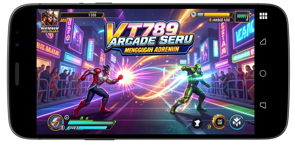 Tampilan vibrant dari gameplay seru VT789 yang memukau.